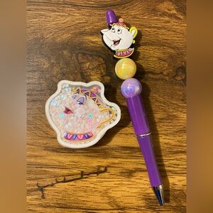 Ms. Potts Pop Socket/ Pen Bundle